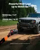 A silver SUV is being pulled out of a muddy ditch by a winch. Produktbild-Vorschau