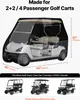 SucceBuy Copertura impermeabile per golf car 2+2/4 posti Anteprima dell’immagine prodotto 2