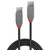 LINDY USB 2.0 Kabel Typ A/A Anthra Line M/M 0.2m Produktbild-Vorschau 3