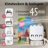 A product image showing a fragrance diffuser and its refills, with instructional steps and marketing text. Produktbild-Vorschau