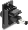 DELOCK Panel Mount DC 5,5x2,1mm Bu. zu DC 5,5x2,1mm stecker Produktbild-Vorschau 2
