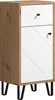 trendteam Touch Bad Standschrank Weiß/Eiche Nachbildung, Produktbild-Vorschau 11