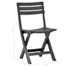 vidaXL Chaises de jardin pliantes 2 pcs. Plastique Voir les images du produit 10