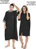 Unisex Badeponcho aus Bambusviskose (aus Bambuszellstoff) Produktbild-Vorschau 4