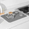 Abtropfmatte 3er-Set Silikon-Trockenmatten, hitzebeständige Produktbild-Vorschau 5