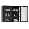 MODFU Wandkast, hangende kast met 3 niveaus, badkamerkast, Productafbeelding-voorbeeld 4