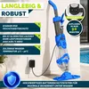 tillvex Poolsauger Blau/Grau mit Akku & Teleskopstange + Produktbild-Vorschau 7