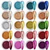 Nagelglitzer Puder - 22 Farbfläschchen - Chrompulver für Produktbild-Vorschau 2