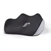 A black and gray orthopedic seat cushion with a distinctive ergonomic shape, presented on a white background. Produktbild-Vorschau