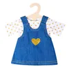 Poppenjurk met Gouden T-Shirt, 35-45 cm Voir les images du produit 1