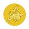 MuchoWow® Mauspad Mousepad Karte - Europa - Gelb - Weiß Produktbild-Vorschau 1