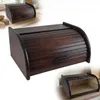 Großer Holz-Brotkasten Walnuss 40x29x18cm – Brotkorb für Produktbild-Vorschau 1