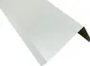 A white metal corner piece for a flat roof. Produktbild-Vorschau