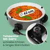 CLATRONIC pánev na pizzu/párty XXL PP 3570 C, kulatá, černá Náhled obrázku produktu 12