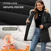 Dames Winter Parka met Kap en Fleece Voering Productafbeelding-voorbeeld 4