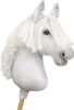 Super Hobby Horse Pferd auf Stab A3 weiß handgenäht und Produktbild-Vorschau 1