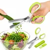 Kräuterschere 5-Klingen, Küchen-Gemüseschere mit Produktbild-Vorschau 1