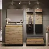 Garderoben-Set QUANT-4 Flurgarderobe Wandgarderobe Produktbild-Vorschau 1