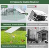 Woliera dla kur o wymiarach 3x4x2 metry - stal ocynkowana - Podgląd zdjęcia produktu 7