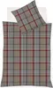Fleuresse Lech Edelflanell Bettwäsche 240x220 Karo beige Produktbild-Vorschau 1