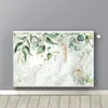 Dekorative Heizkörperabdeckung Blätter Gold 60x100cm Produktbild-Vorschau 2