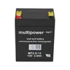 Batteria PB Multipower MP2,9-12 per sollevatori Hill-Rom Anteprima dell’immagine prodotto 4