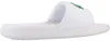 Lacoste Badelatschen Serve Slide 1.0 Herren Weiß Grün Produktbild-Vorschau 4