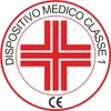 A circular logo with a red cross and text indicating it is a medical device. Produktbild-Vorschau