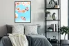MuchoWow® Gerahmtes Poster Schmetterlinge - Baum - Blumen Produktbild-Vorschau 5