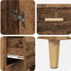 Hoge kast Oud Hout 69,5 x 34 x 180 cm Geengineerd Hout en Productafbeelding-voorbeeld 11