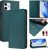 Lederhülle für iPhone 12 / iPhone 12 Pro Hülle Flip Produktbild-Vorschau 1