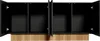 Merax Buffet moderne avec 4 portes imitation bois, design Voir les images du produit 8