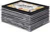 A stack of A4 picture frames, with the top one showing a breakfast-themed image. Produktbild-Vorschau