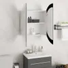 A bathroom scene with a cabinet, sink, and toilet. Náhled obrázku produktu