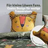 Kinderbettwäsche mit Ohren grünes Motiv mit Dschungel und Produktbild-Vorschau 3