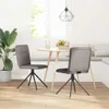 vidaXL Esszimmerstühle 2 Stk. Taupe Stoff Produktbild-Vorschau 1