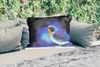 MuchoWow® Outdoor Kissen - Rotkehlchen - Blau - Schnee - Produktbild-Vorschau 2