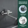 Küchenarmatur Edelstahl – 360° Drehbarer Wandwasserhahn, Produktbild-Vorschau 6