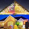 15m LED Lichtervorhang Lichterkette，600LEDs Bunt Eisregen Produktbild-Vorschau 1