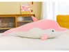Mascotte di peluche delfino rosa 70 cm Anteprima dell’immagine prodotto 3
