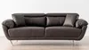 Modernes 3-Sitzer-Sofa in Dunkelgrau mit Metallbeinen für Produktbild-Vorschau 3
