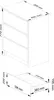 Kommode K60 3 Schubladen Wohnzimmer, Schlafzimmer, Produktbild-Vorschau 7