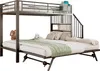 Merax Etagenbett 90x200 cm, 180x200 cm, Multifunktionales Produktbild-Vorschau 9