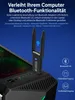 WLAN Stick Bluetooth 5.0 + WiFi Adapter PC 2-in-1, 1300Mbps Produktbild-Vorschau 6