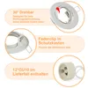 ZMH 12ER GU10 Einbaurahmen Set - Weiss Einbaustrahler Produktbild-Vorschau 2
