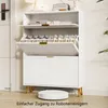 UnboxG Schuhschrank mit 2 Klappen Schuhkipper Schuhregal, Produktbild-Vorschau 9