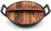 GrillX Wokpan Gietijzer - Met Houten Deksel - Ø 36cm - Produktbild-Vorschau 5