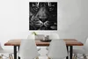 MuchoWow® Poster Tiere - Tiger - Wild - Schwarz - Weiß Produktbild-Vorschau 2