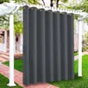 4 rideaux Outdoor H 275 x L 254 cm Rideau occultant Gris Voir les images du produit 4