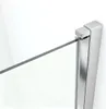 AQUALAVOS Duschwand Badewannenaufsatz 80x140cm Produktbild-Vorschau 4